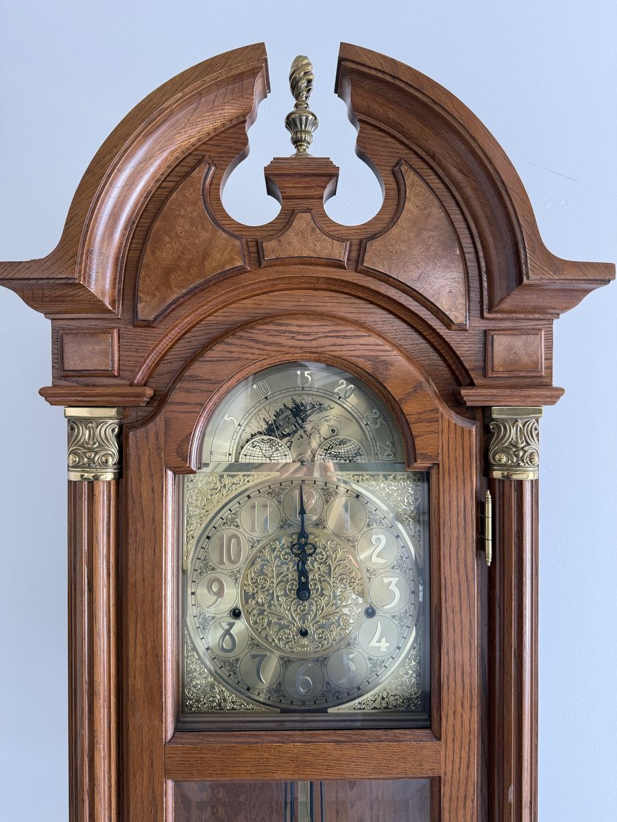 Vintage Pearl Grandfather Clock