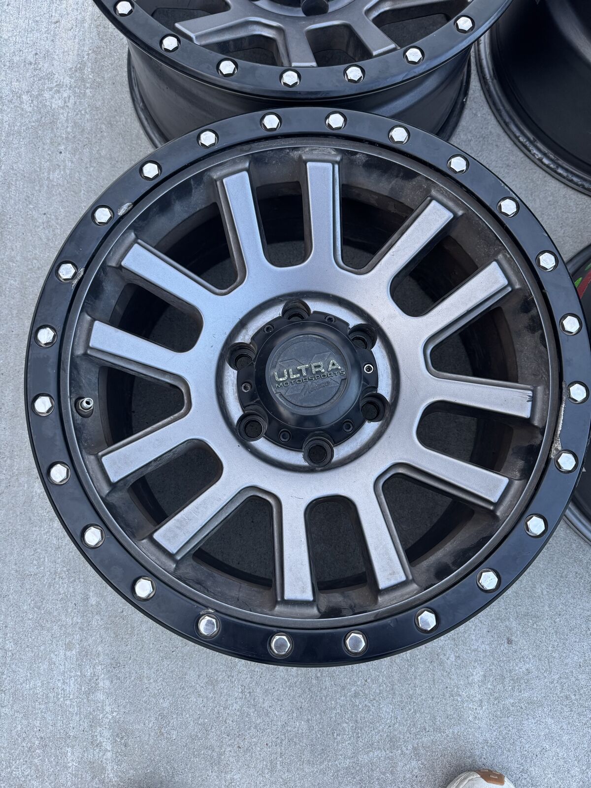 Ultra Motorsports Wheels – 17” – 6x5.5 Bolt Pattern – Toyota 4Runner / Tacoma / Tundra