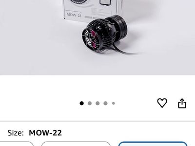 Jebao MOW-22 Smart Wave Maker Flow Pump with Controller for Marine Reef Aquarium - Used