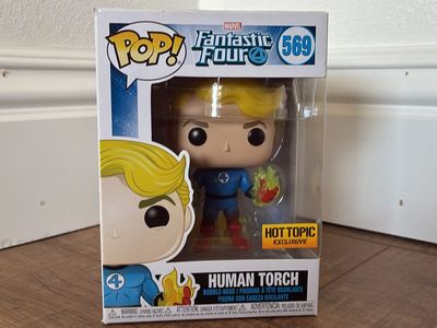 Funko Pop! Marvel Fantastic Four Human Torch #569 Hot Topic Exclusive