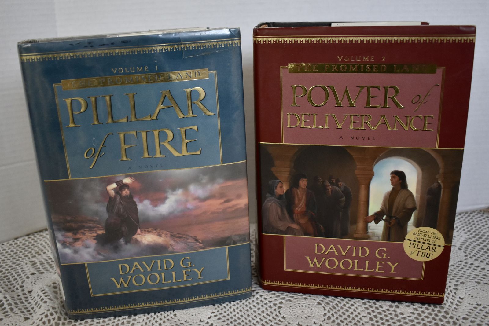   THE PROMISED LAND VOLUME 1 AND 2 - PILLAR OF FIRE POWER OF DELIVERANCE BY DAVID G. WOOLLEY