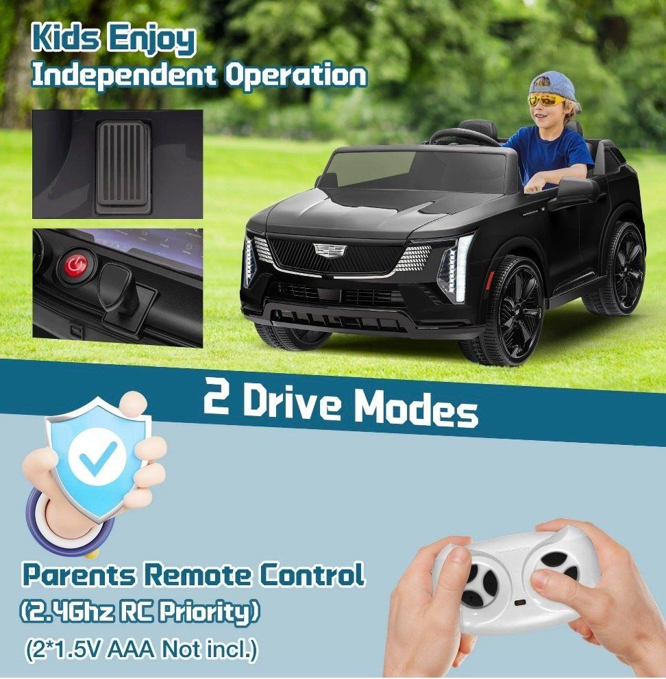 Licensed Cadillac Escalade IQ Powered Ride on - Remote Control - 24V 2 Seater