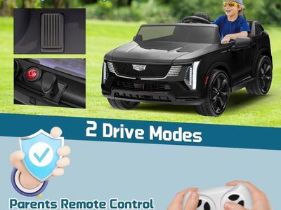 Licensed Cadillac Escalade IQ Powered Ride on - Remote Control - 24V 2 Seater