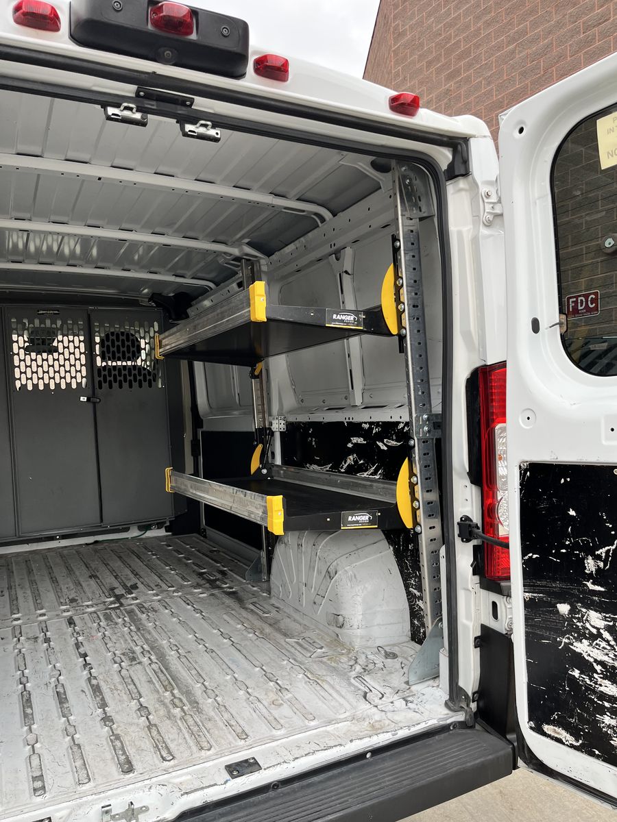 Folding Cargo Van Shelves