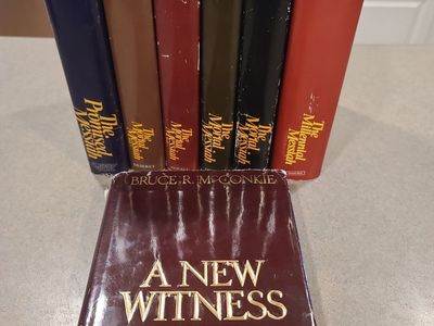 Bruce R. McConkie Messiah Series & A New Witness Book Set Signed/Autographed - see picture