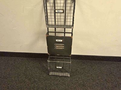 Unique industrial design mail holder