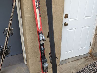 Used Volkl Vertigo G2 163cm Skis with Bindings