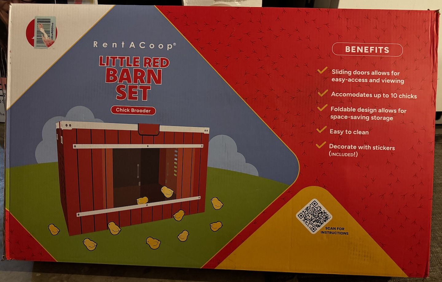 Complete RentACoop Chick Brooder Starter Setup + Feed & Grit – Everything You Need!