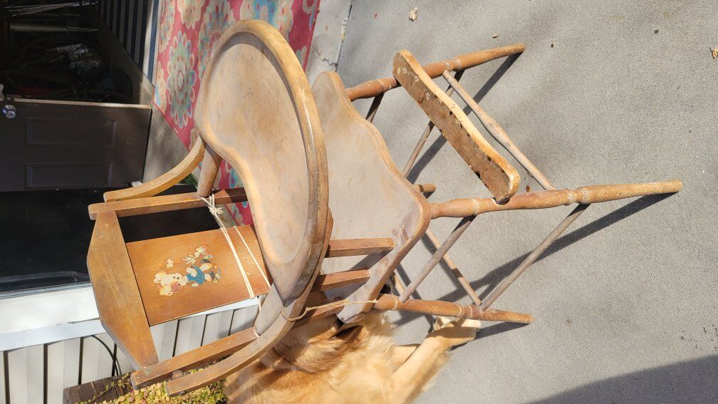 Antique High Chair
