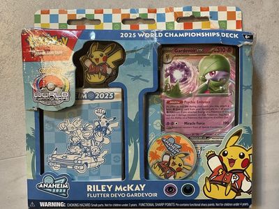 Pokemon TCG 2025 World Championships Deck - Riley McKay Flutter Devo Gardevoir EX