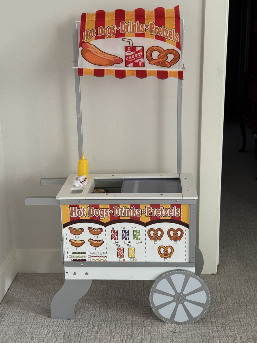 Melissa and Doug Play Food Cart