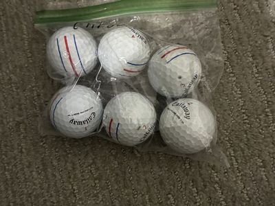 6 chrome soft callaway golf balls