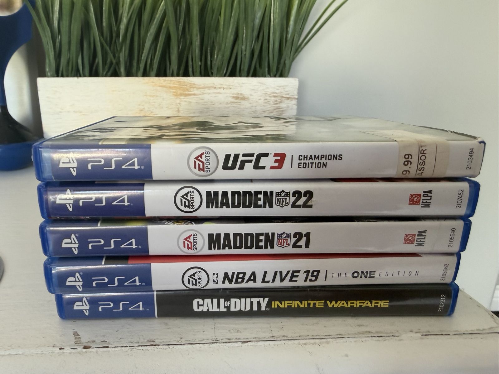 Lot of PS4 Games - UFC 3, Madden (21, 22, 24), NBA Live 19, Call of Duty