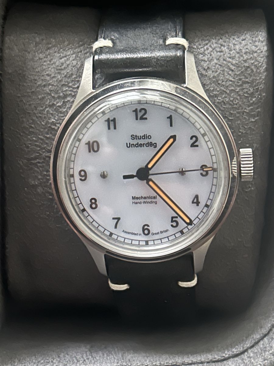 Studio Underd0g 02SERIES Steffany Blue 37mm Mechanical Hand-Winding Field Watch