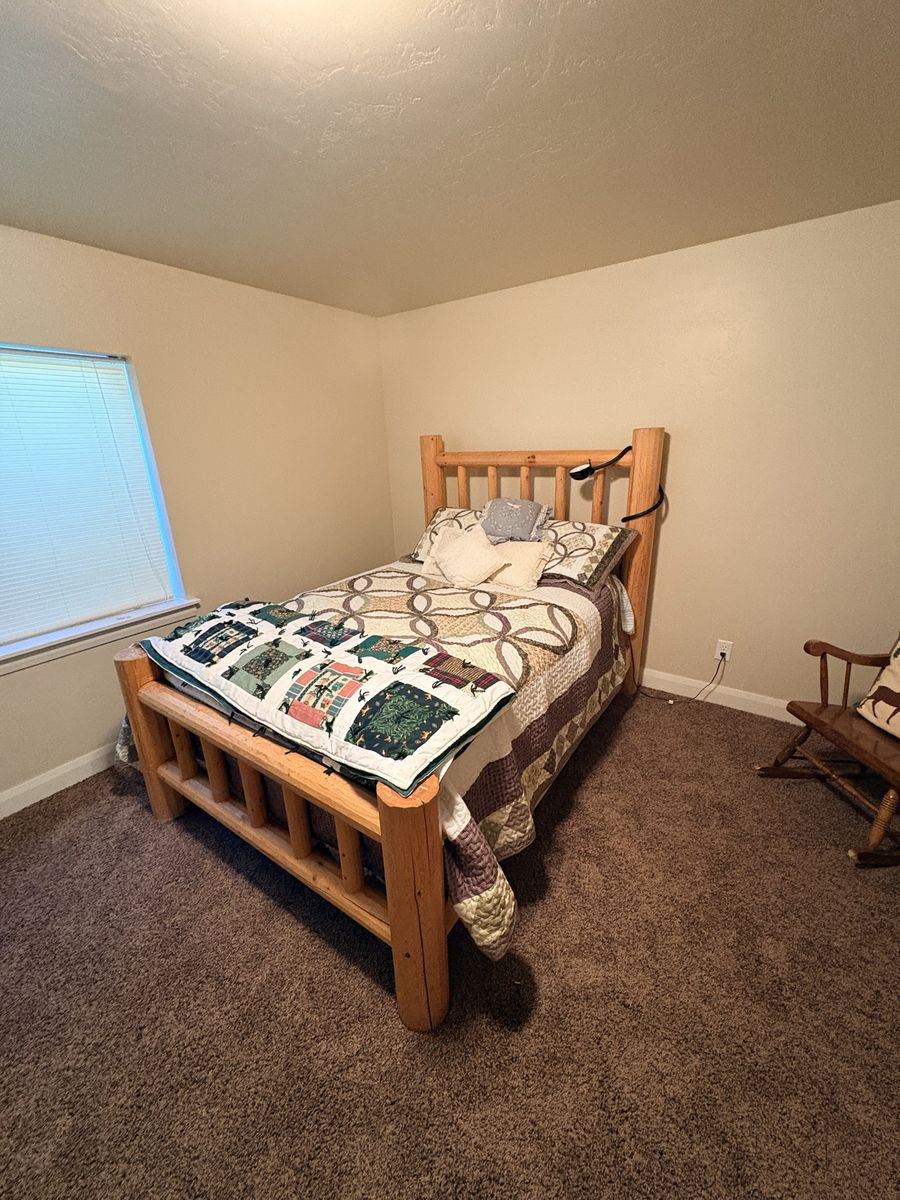 Log bedroom set