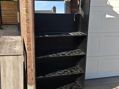 Free bookcase, and mirror.