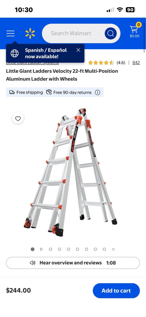 Little Giant Megamax Multi-Position Aluminum Ladder $100 obo