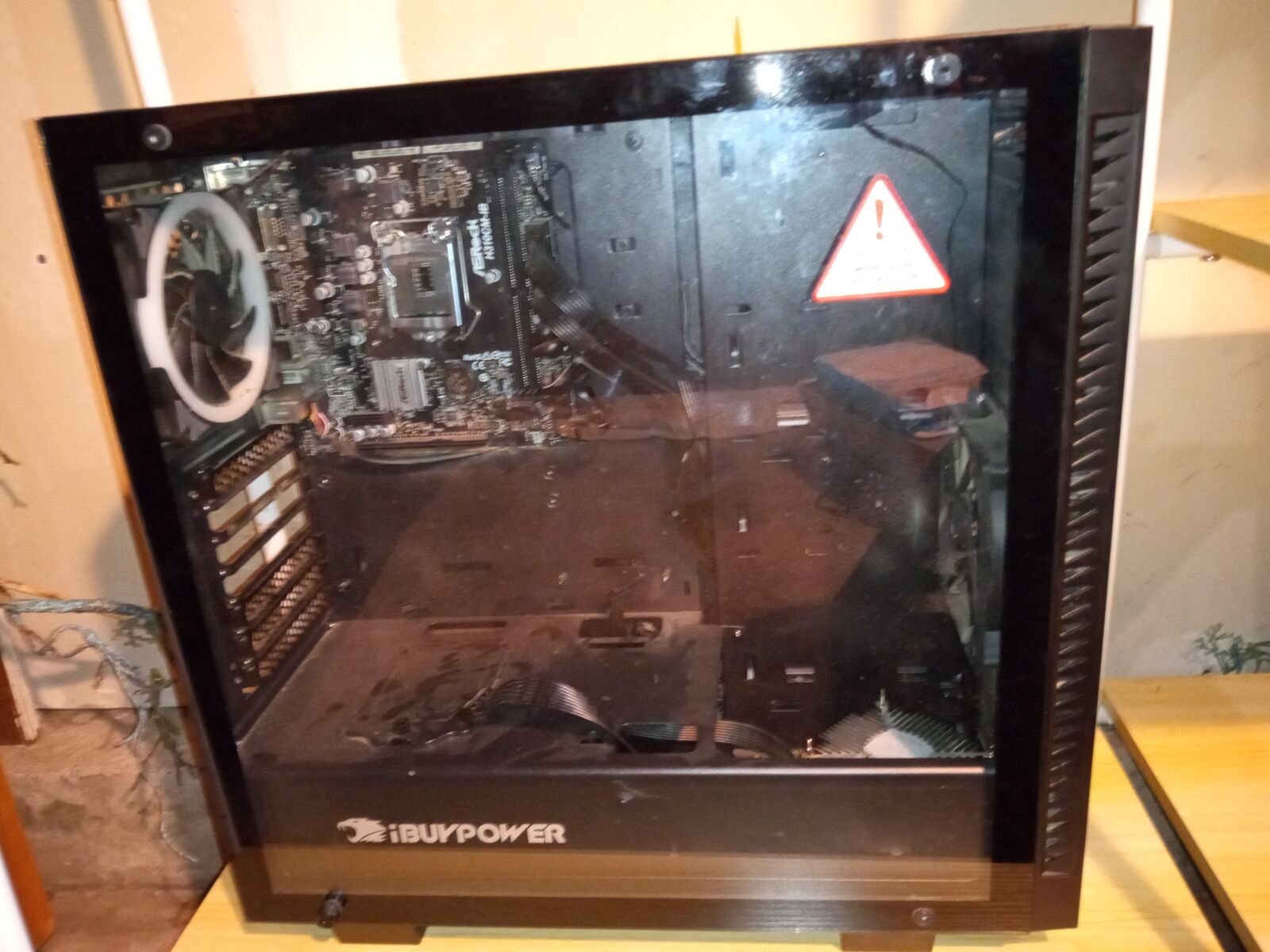 iBuyPower gaming PC mid tower case with ASRock H310 CM -Hdv motherboard