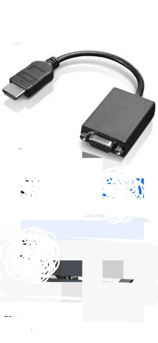 Lenovo VGA Monitor Adapter - HDMI to VGA Converter Cable DV00R4H