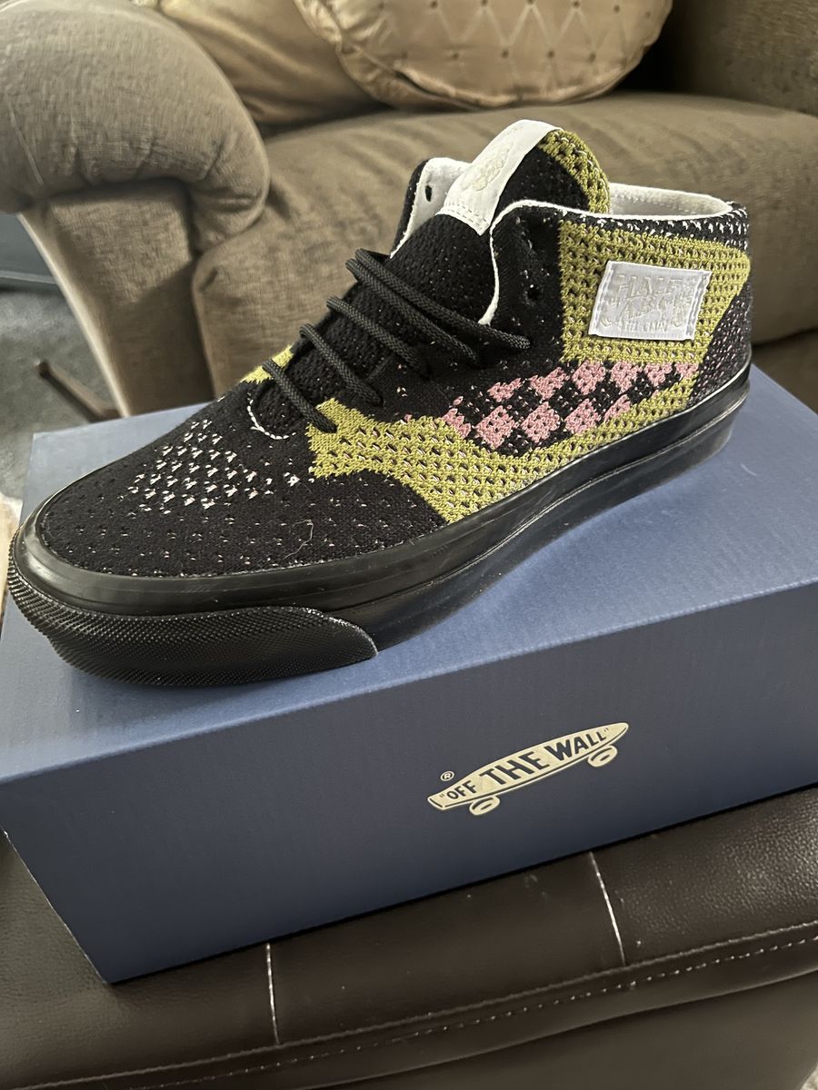 New 8 Vans Black/Agate Grn LX Half Can 33 EK