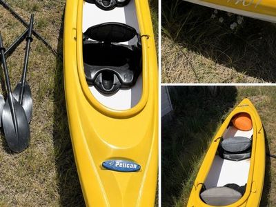 Pelican Pursuit 140T Tandem Kayak with 4 Paddles
