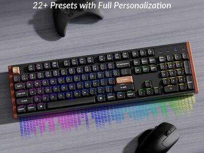 Brand New Gaming Keyboard Hall Effect Wireless Bluetooth and Wired Hot Swappable Adjustable Actuation Rapid Trigger Mode Full