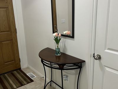Entryway Table and Mirror