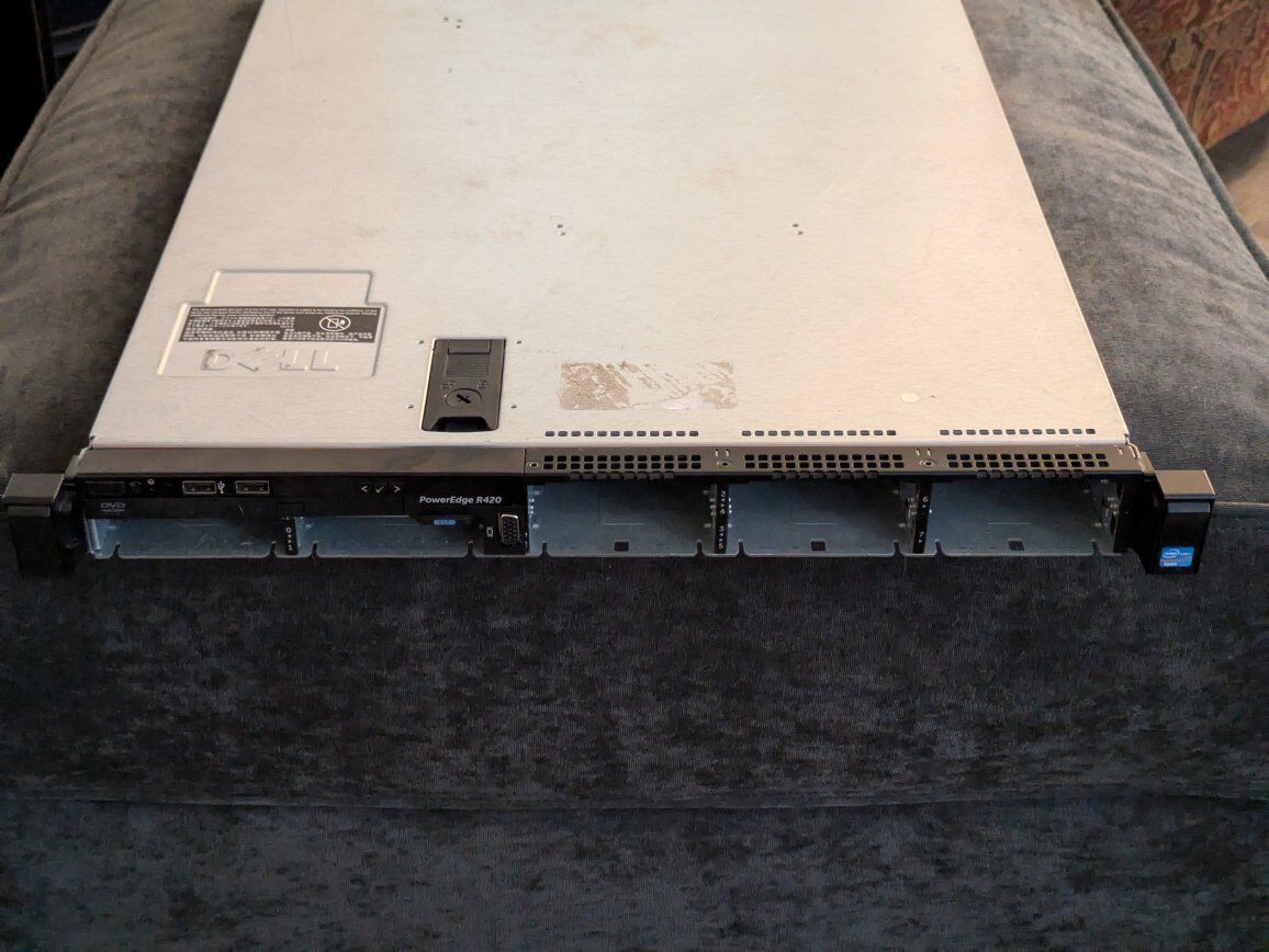 Dell Rack Server, two cpus