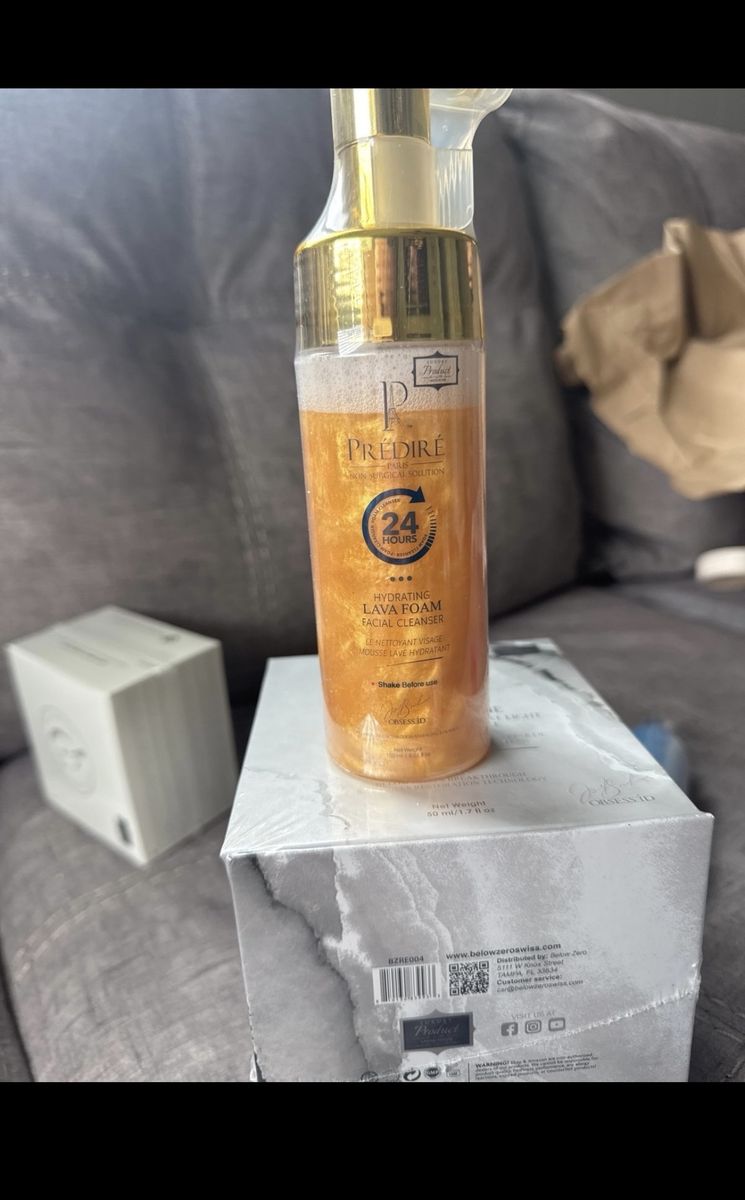 Hydrating Lava Foam Facial Cleanser