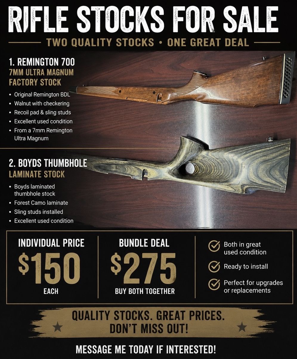 Hunting gear for sale