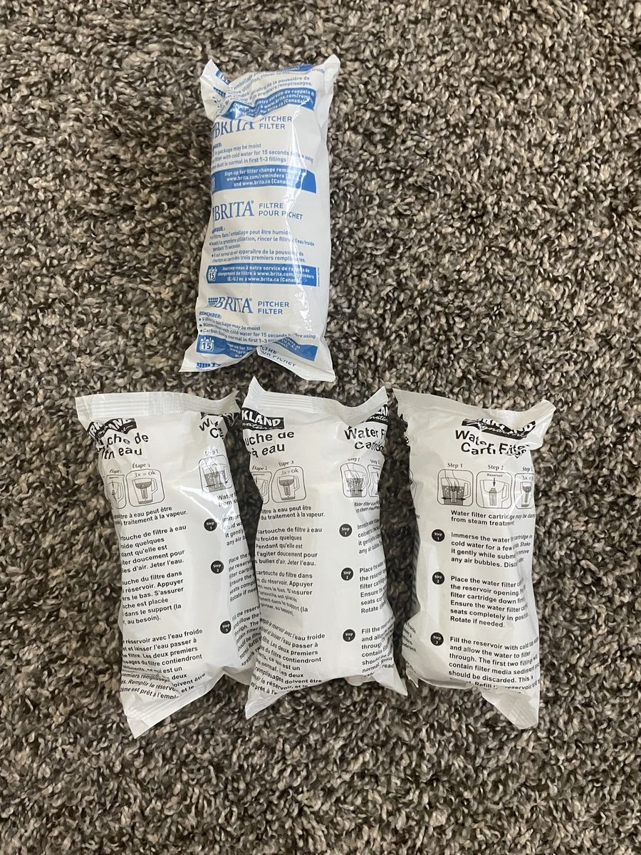 Brita & Kirkland Signature Water Filter Cartridges