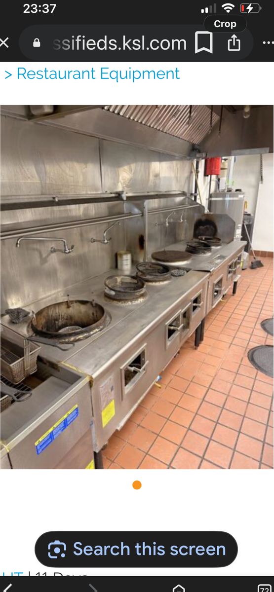 Restaurant equipment for sale