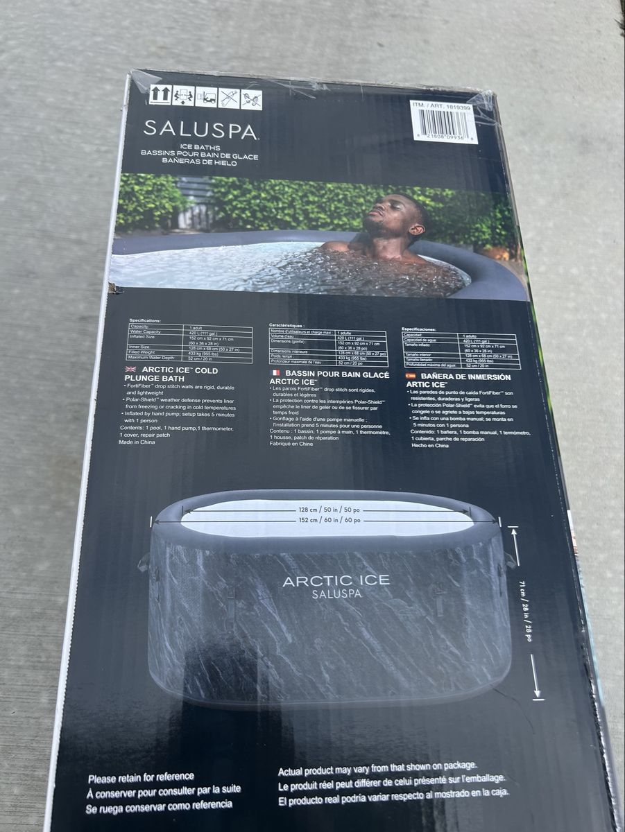 SaluSpa Arctic Ice Bath  Cold Plunge