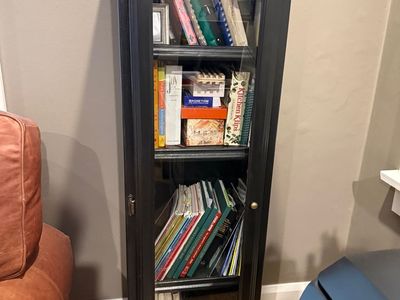 Bookcase with Glass Door