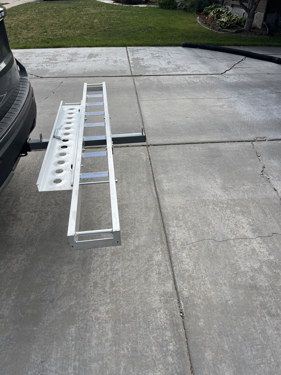 Black Widow Aluminum Motorcycle Carrier