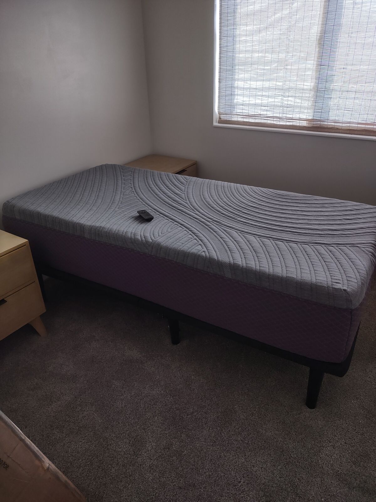 Purple RestorePlus Twin XL w/ adjustable base