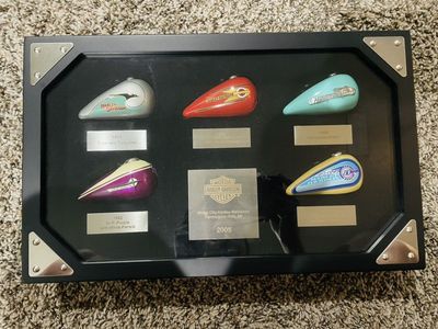 Harley Davidson Collectible Mini Gas Tank Set