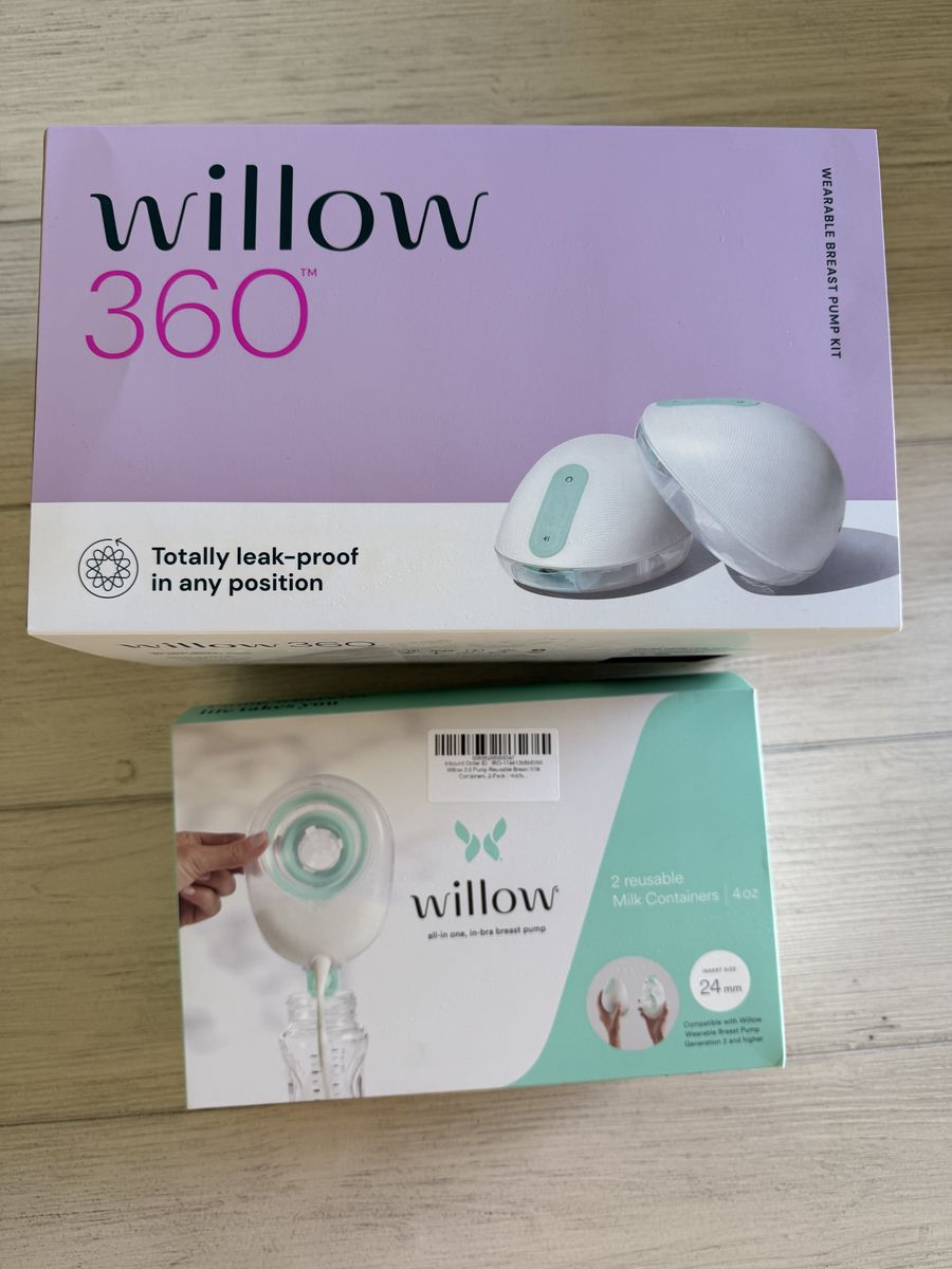 Willow 360 Hands-Free & 2 Reusable Containers