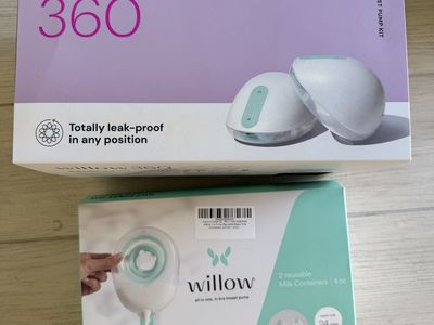 Willow 360 Hands-Free & 2 Reusable Containers