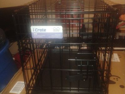 MidWest iCrate 1518 Pet Crate - 18.63" L x 12.41" W x 14.51" H - New, Black