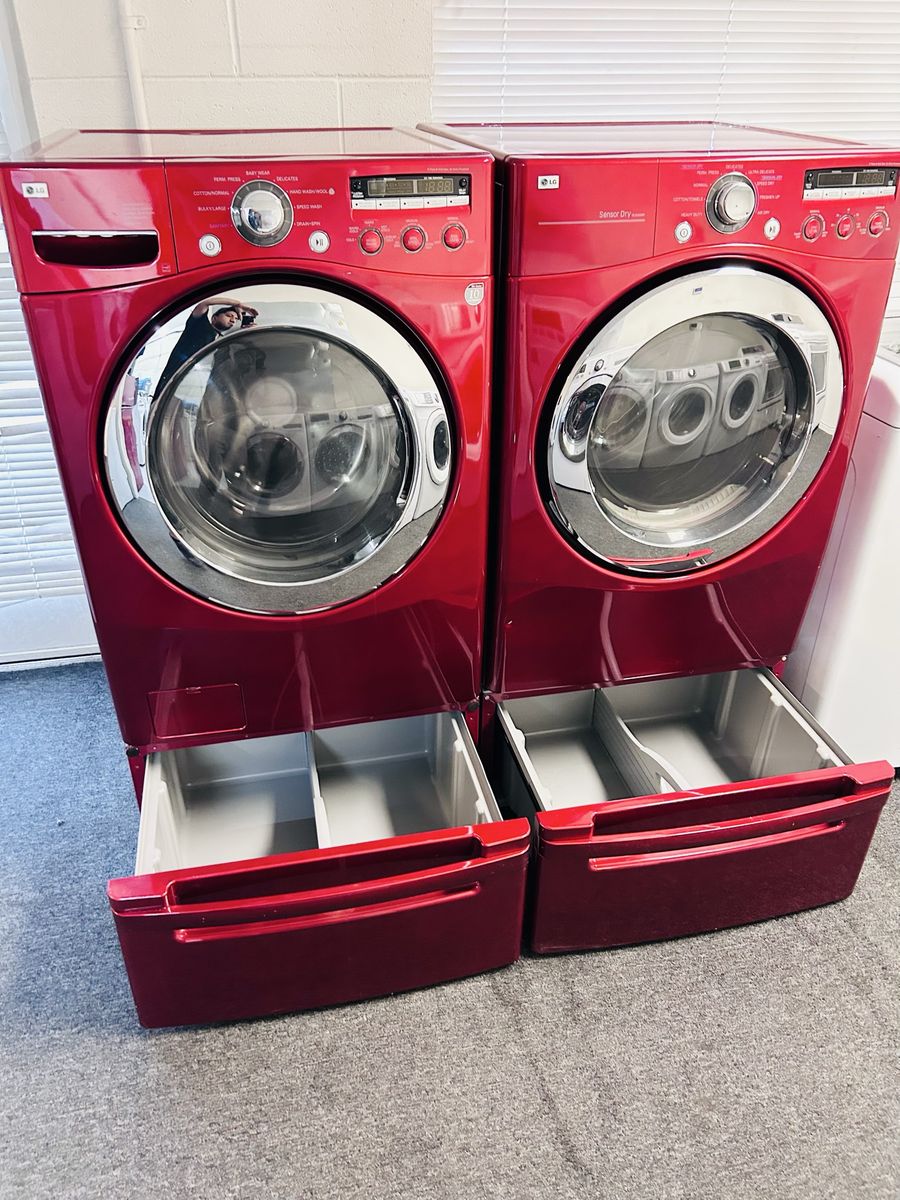 LG washer and gas dryer