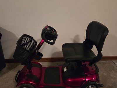 Mobility Scooter in Red with Brand New Battery