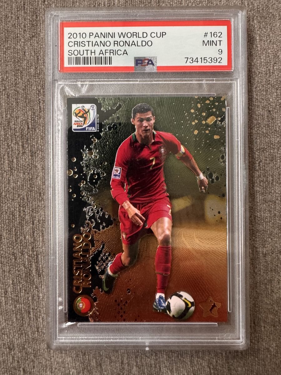 2010 Panini World Cup Cristiano Ronaldo So Africa #162 PSA 9 Portugal