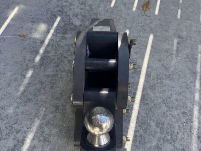 Rhino USA Heavy-Duty Adjustable Drop Trailer Hitch with 2 5/16 Ball