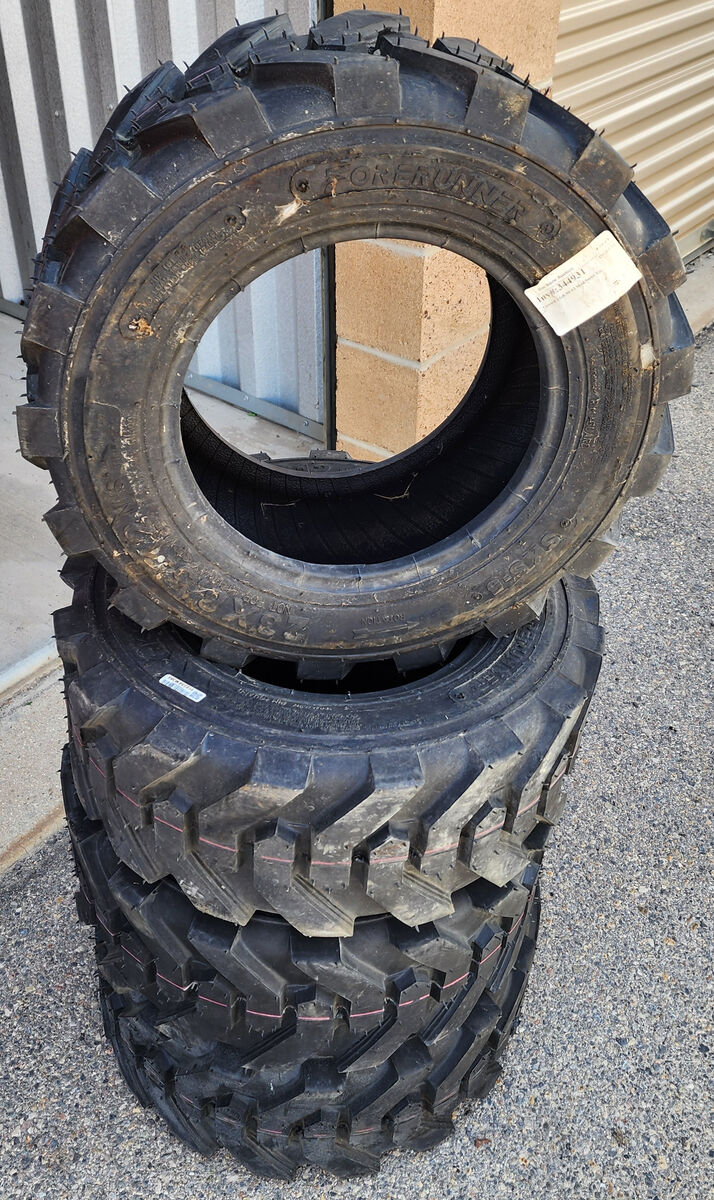 New Forerunner SKS-5 Skid Steer Garden Tractor Tires 23x8.5-12, 23x8.5x12 6 Ply