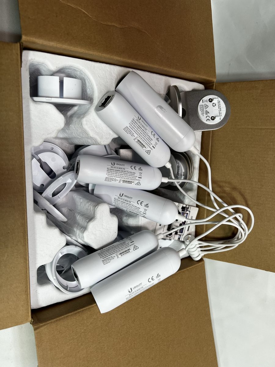 Ubiquiti UVC-G3-Micro-POE Adapters and Mounting Parts Lot
