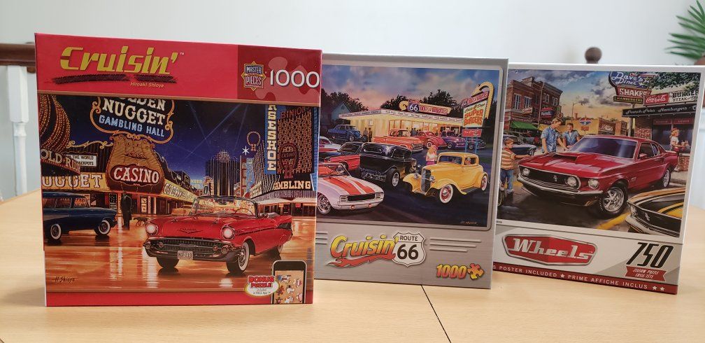 Rare Classic Car Themed Jigsaw Puzzles