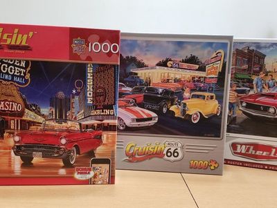 Rare Classic Car Themed Jigsaw Puzzles