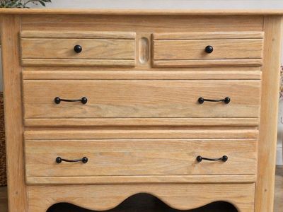 Refinished Solid Oak Dresser