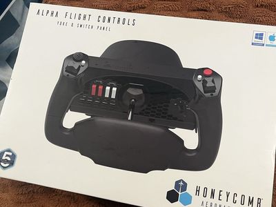 Honeycomb Alpha Flight Controls Yoke & Switch Panel - Realistic Flight Simulator Control System